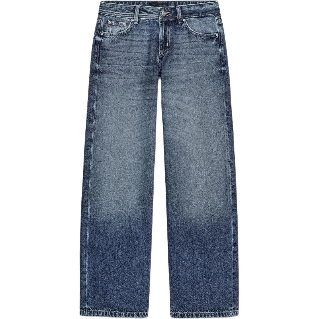 Женские джинсы прямого кроя Blue ZARA, Blue