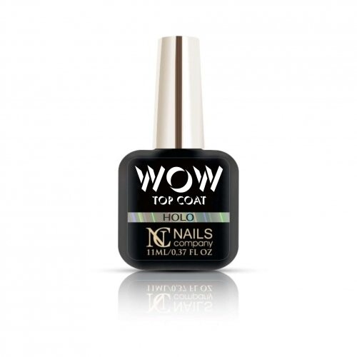 

Гибридный лак Top Wow Top Coat Holo 11мл NC Nails