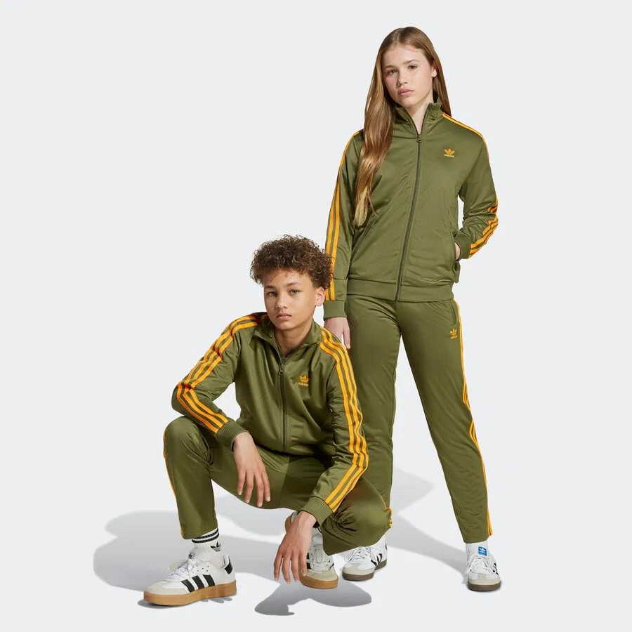 Брюки ADIDAS ORIGINALS Regular Pants 'Firebird' цвета хаки — фото 4