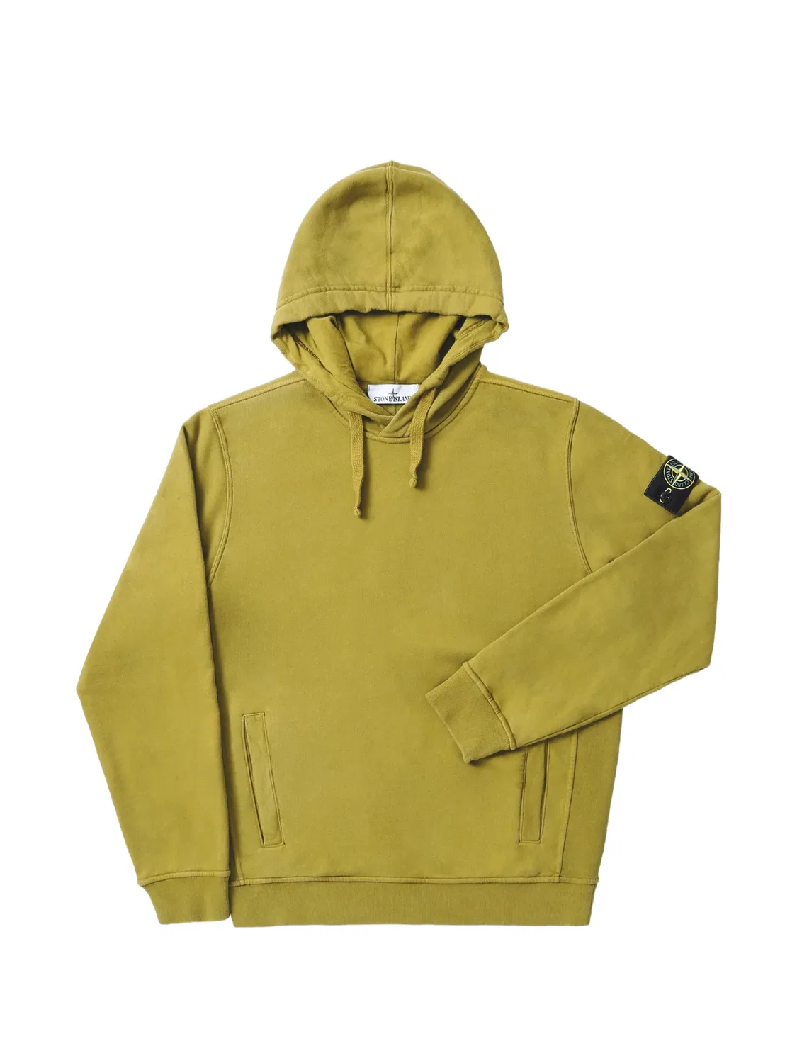 Stone Island Худи с логотипом, зеленый