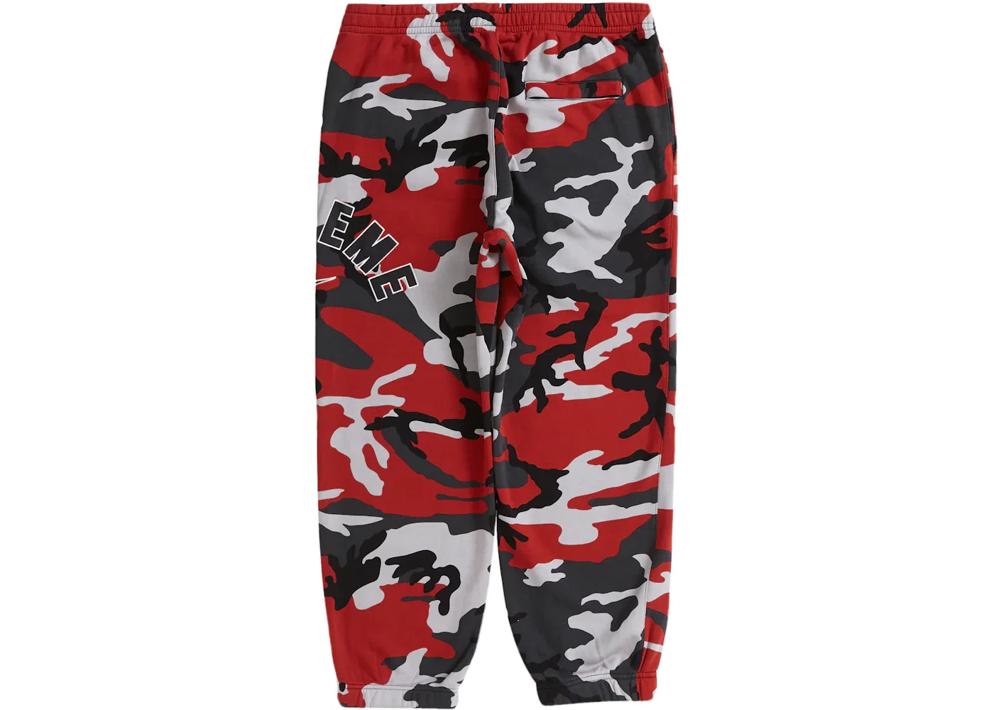 Мужские спортивные штаны с принтом Supreme Nike Arc Sweatpant, Red Camo — фото 3