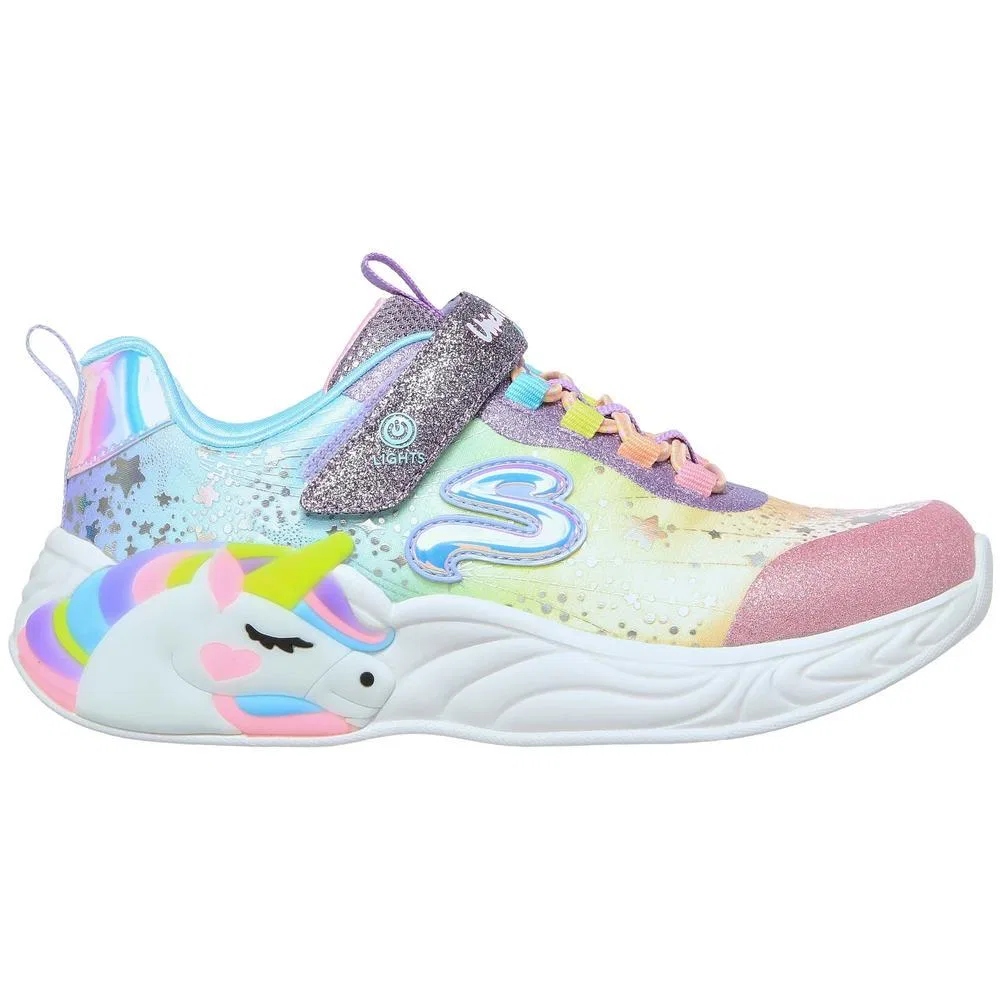 Детские кроссовки с принтом Unicorn Dreams Skechers, Bunt