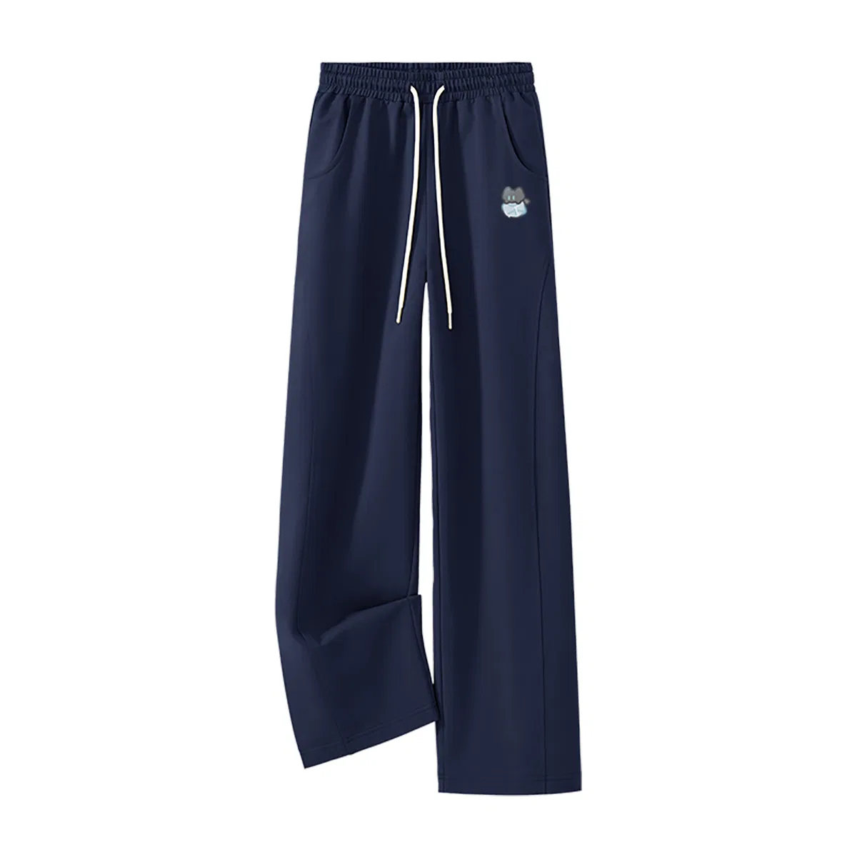 Детские широкие брюки Ice Cube Cat Pants Logo MINISO, Mustard Green — фото 3