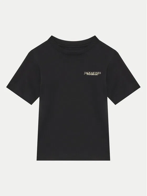 Футболка relaxed fit Boston Jack & Jones Junior, черный