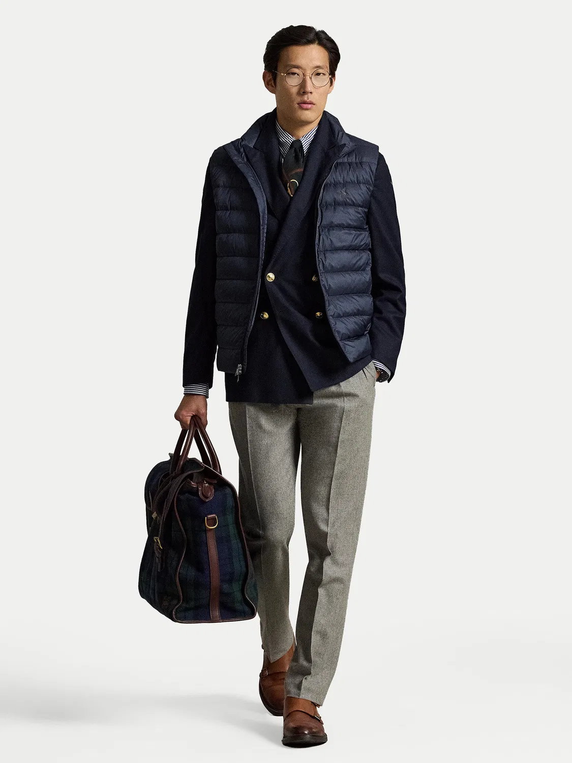 Мужской жилет стандартного кроя Polo Ralph Lauren, темно-синий — фото 2