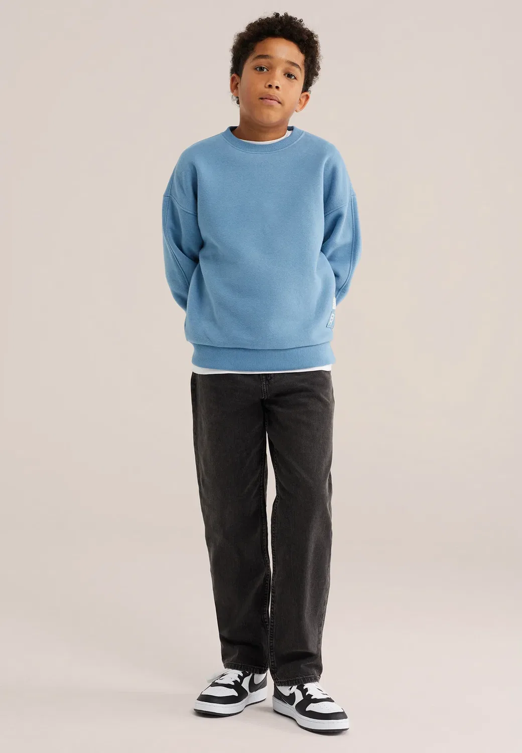 Голубой хребет - толстовка We Fashion, Light Blue