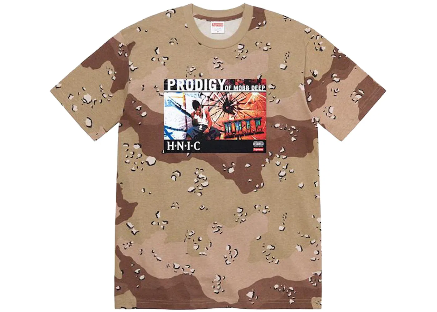 Мужская футболка с принтом Supreme HNIC Tee, Desert Camo