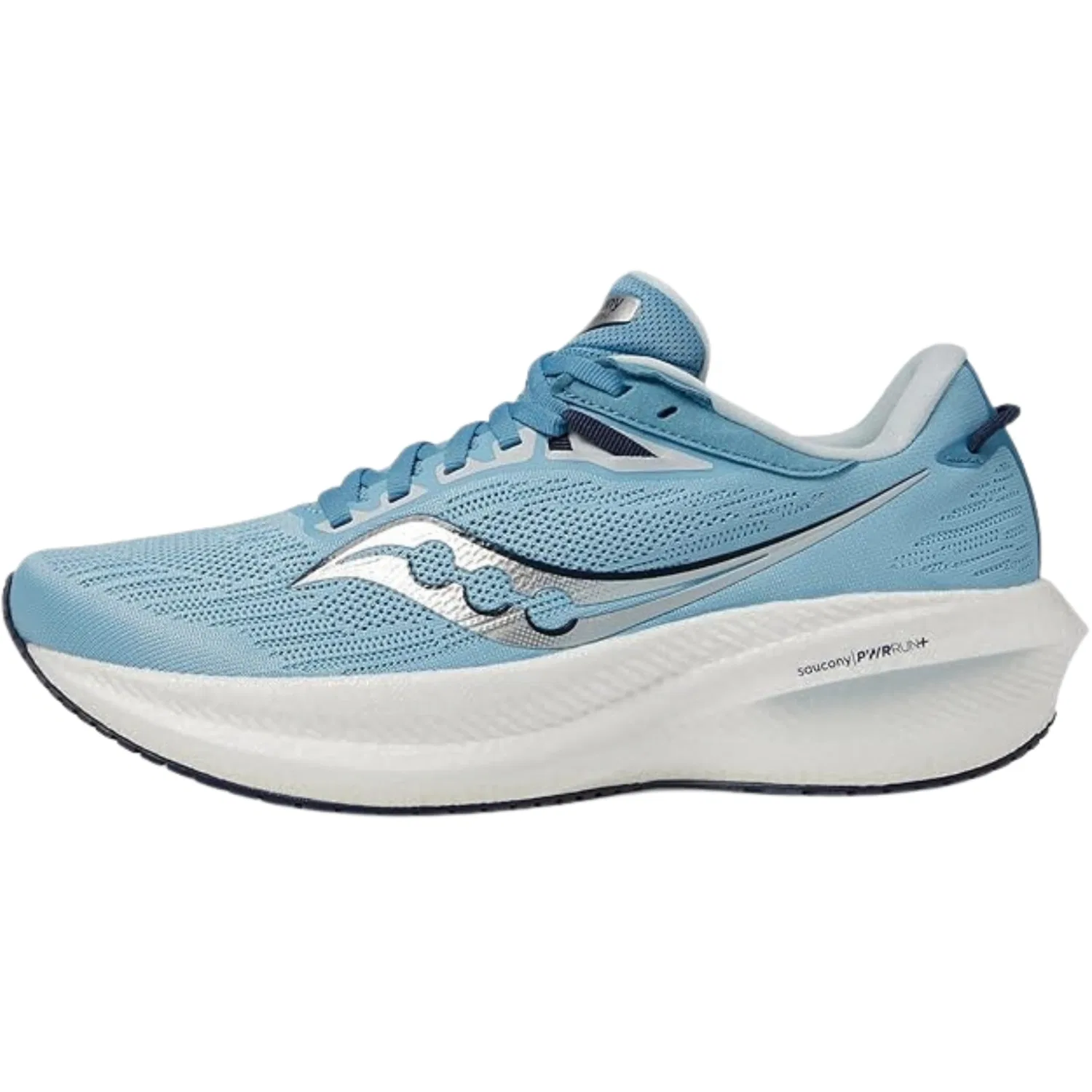 Детские кроссовки для девочек беговые Triumph 21 Saucony, Navy Blue Breezes