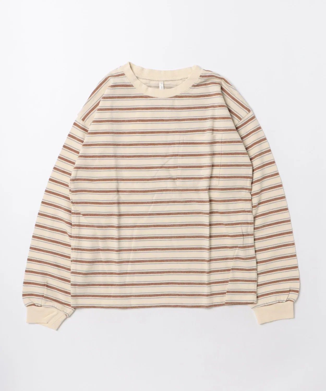 Детская футболка с длинным рукавомRylee+Cru ARCHIVER, Saddle Stripe