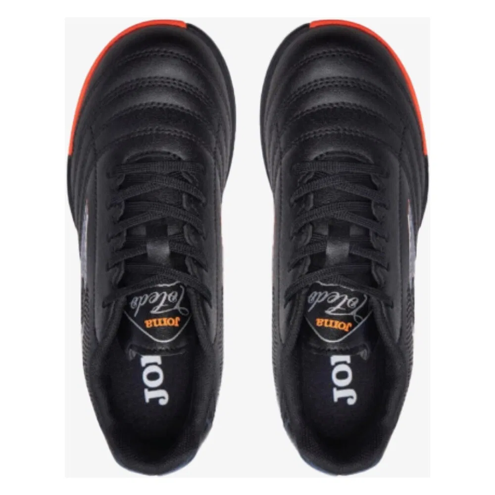 Детские футбольные бутсы для мальчиков для зала Toledo Jr 2401 Negro Turf Joma — фото 4