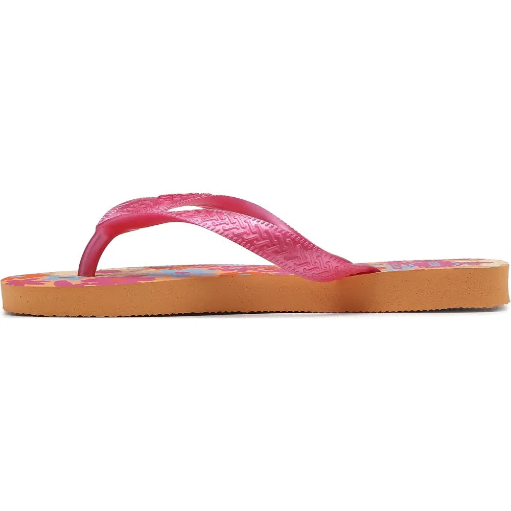 Детские сандалии-шлепанцы Flores для малышей Havaianas, Peach — фото 3
