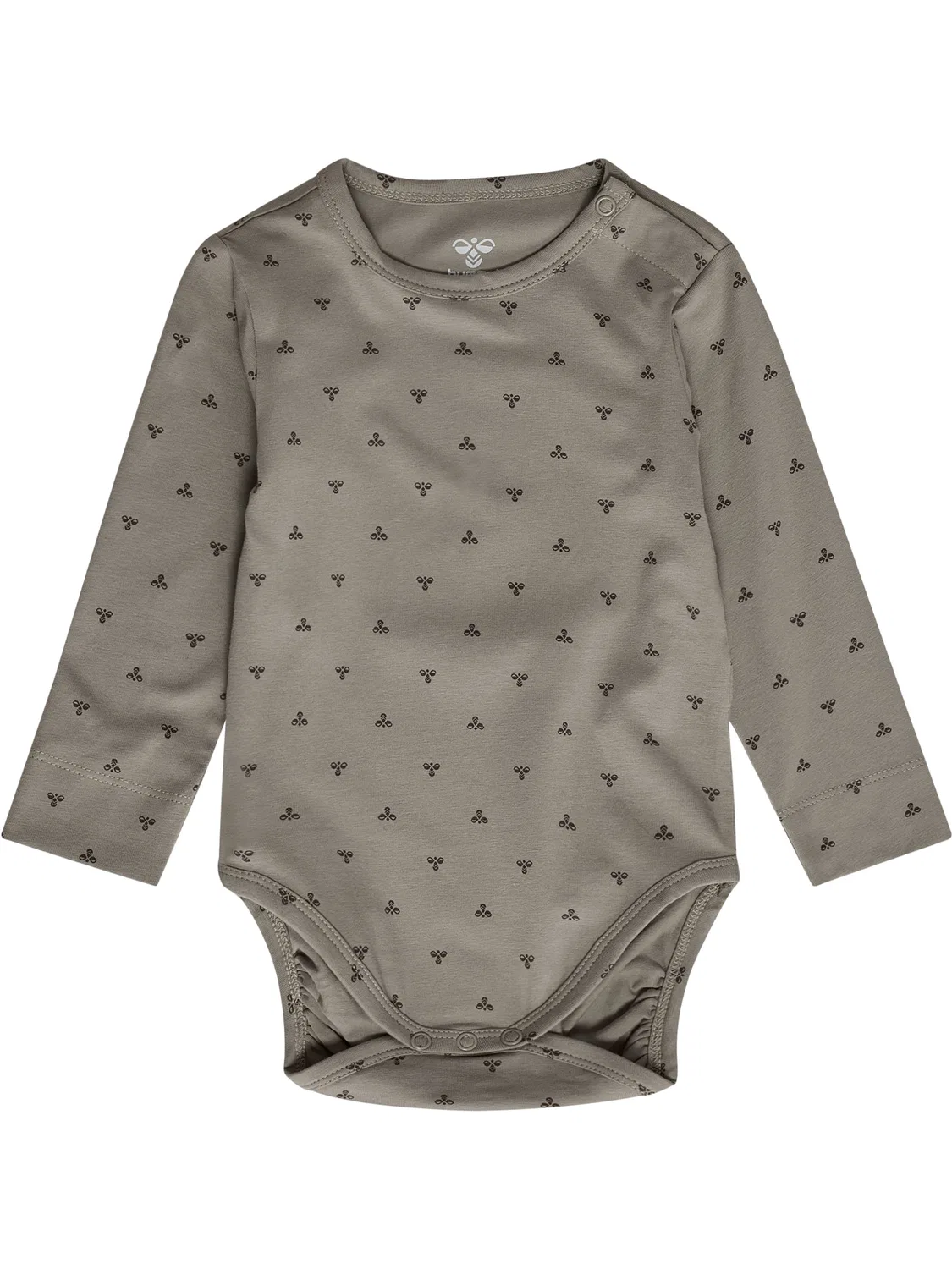Боди детское с длинным рукавом Hmlmini Hummel, хаки