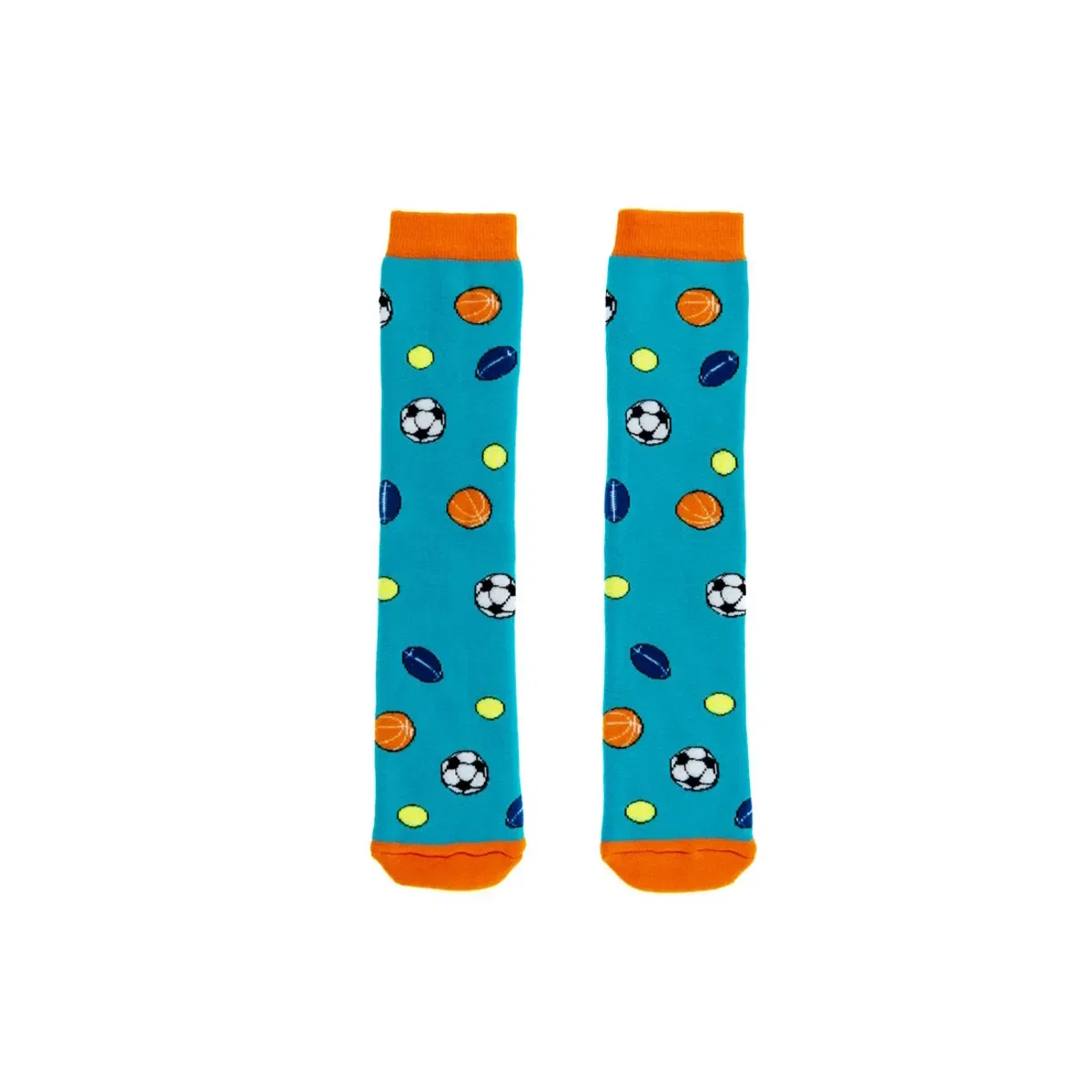 Детские носки для резиновых сапог с принтом Sports Balls Squelch Wellies, Blue