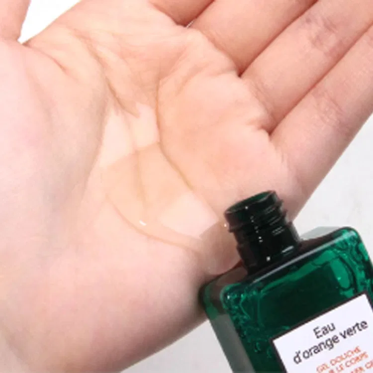 Гель для душа Hermes Orange Green Spring, успокаивающий, увлажняющий, очищающий — фото 4