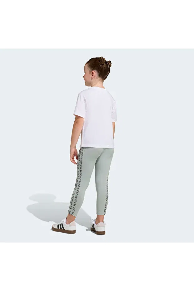 Детская футболка для девочек с коротким рукавом Adidas, White — фото 2