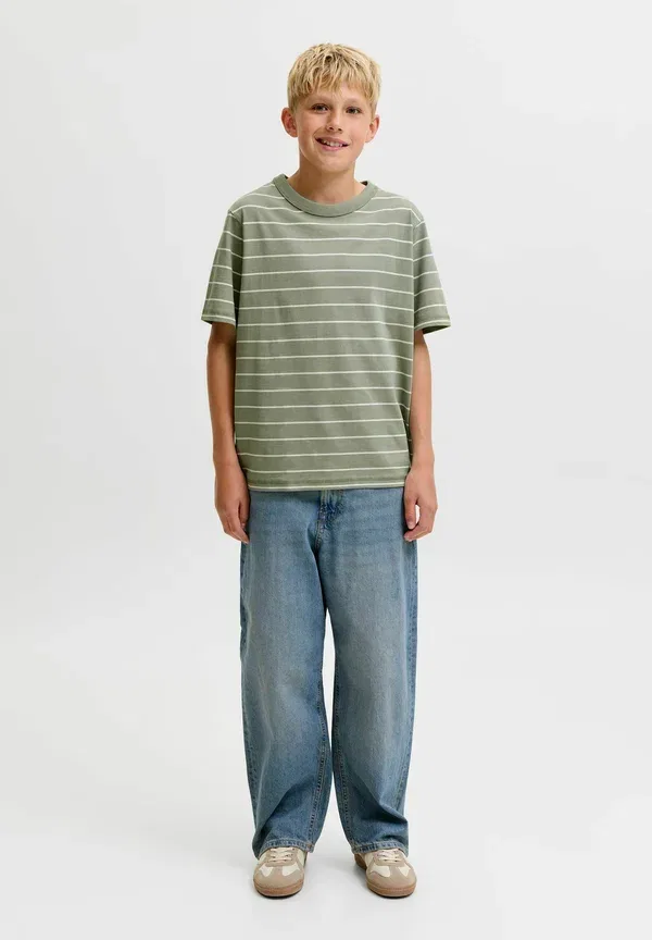 Футболка в полоску, детская футболка с принтом Jack & Jones Junior
