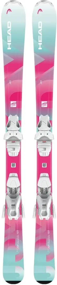 

Лыжи детские Head Joy Easy JRS Ski inkl. JRS 7.5 GW CA BR 78, розовый/голубой