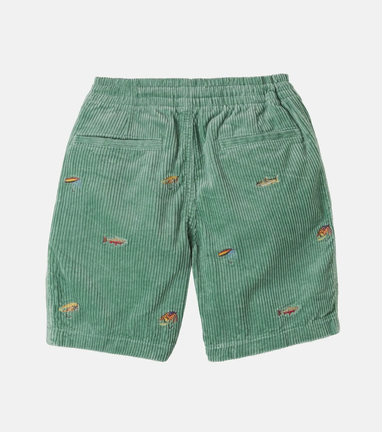 Шорты хлопковые с вышивкой Polo Ralph Lauren Kids, зеленый — фото 3