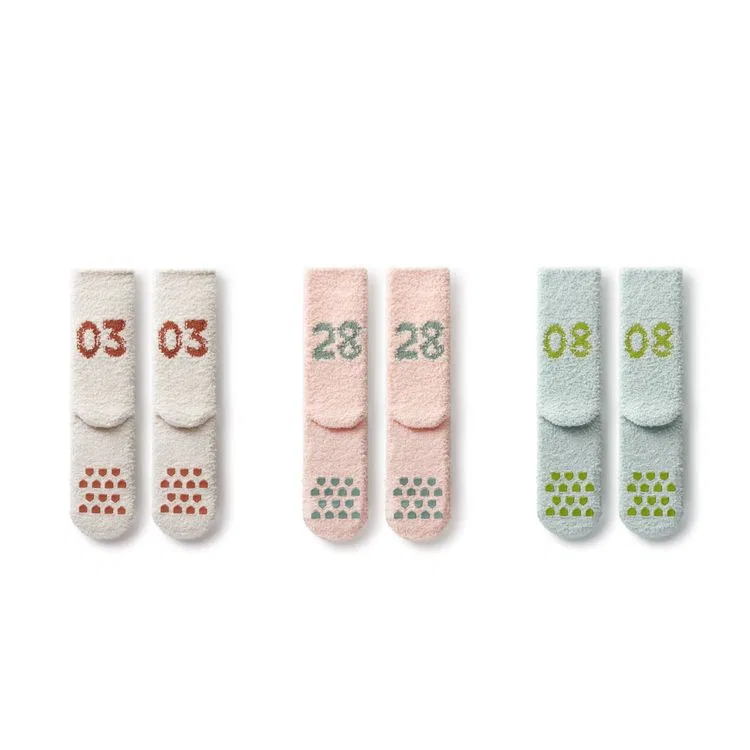 Детские гольфы 3 пары BANANA IN, Yue White+Pink Salt+Light Blue