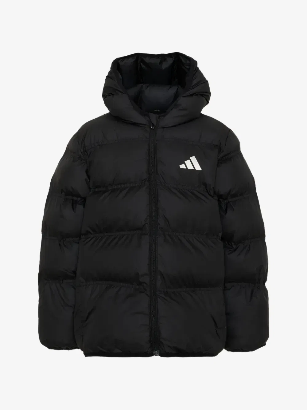 Пуховая куртка с логотипом Adidas Kids, черный