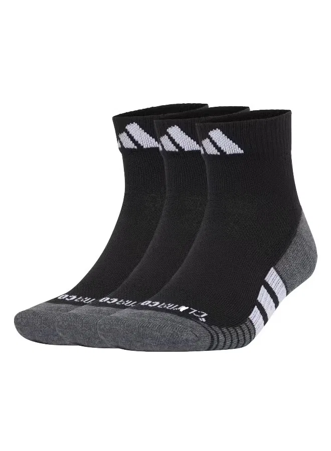 Носки спортивные с технологией Climacool 3 пары Adidas, черный