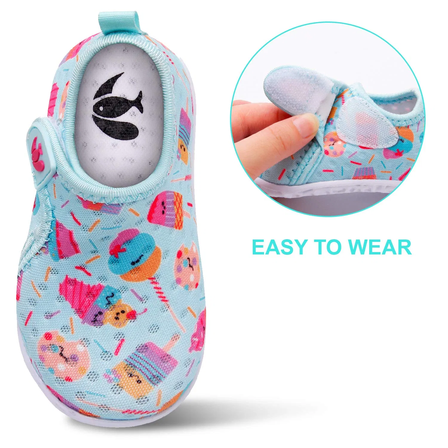 Детские водные туфли с принтом Bbx02-ice Cream Hl-125 FEETCITY, B Ice Cream — фото 2