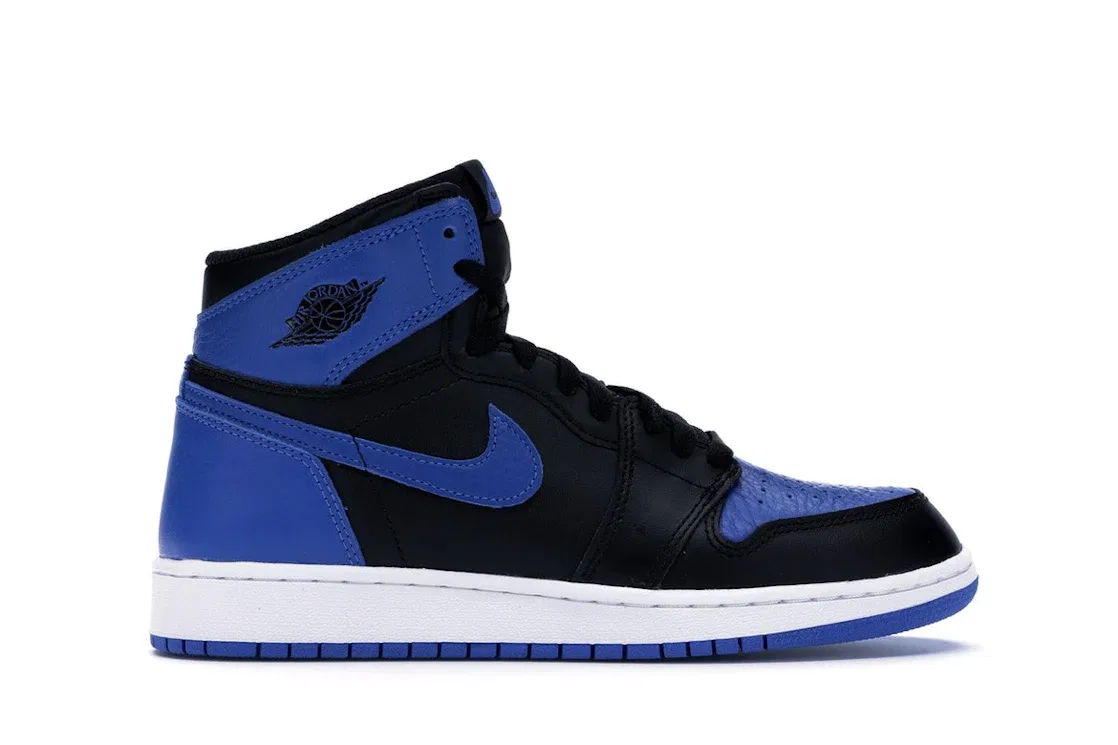 Детские кроссовки с ретро-дизайном Jordan 1 Retro Jordan, Black/Royal-White