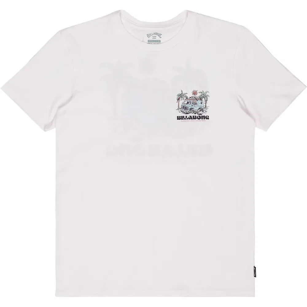 Футболка с коротким рукавом Rush To Relax Billabong, белый