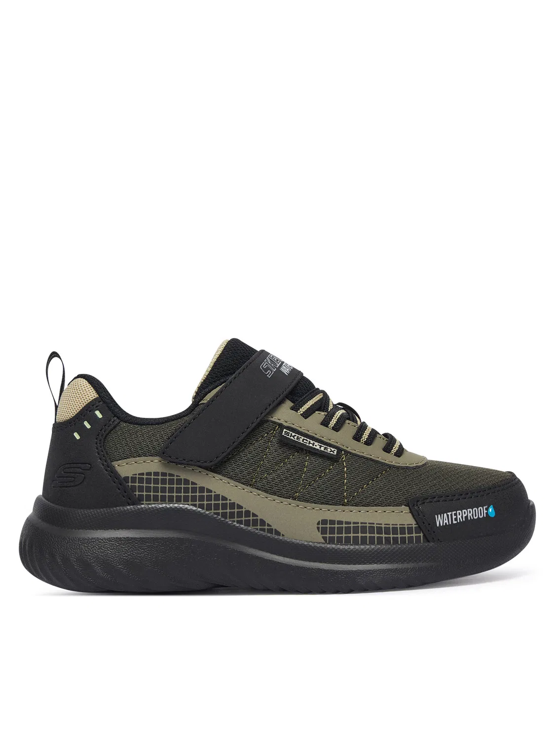 Кроссовки для мальчика Bounder Skechers, темно-зеленый