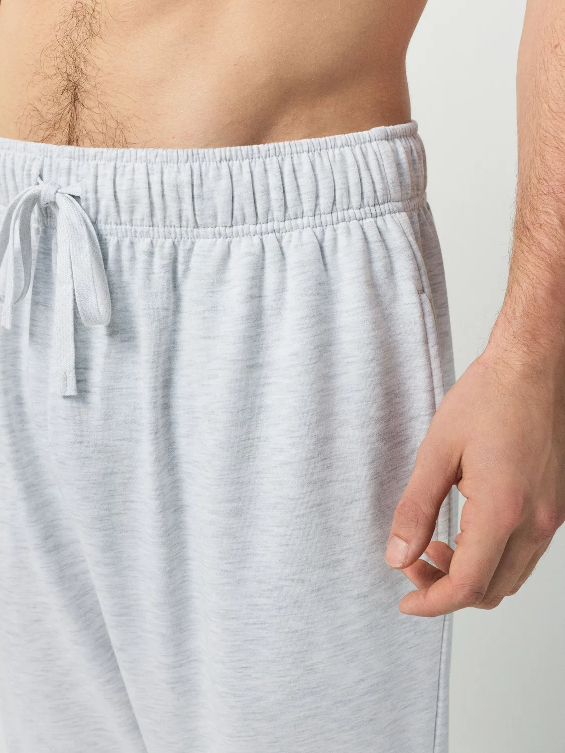 Джоггеры Regular Fit, модель Soft Touch Next, светло-серый — фото 3