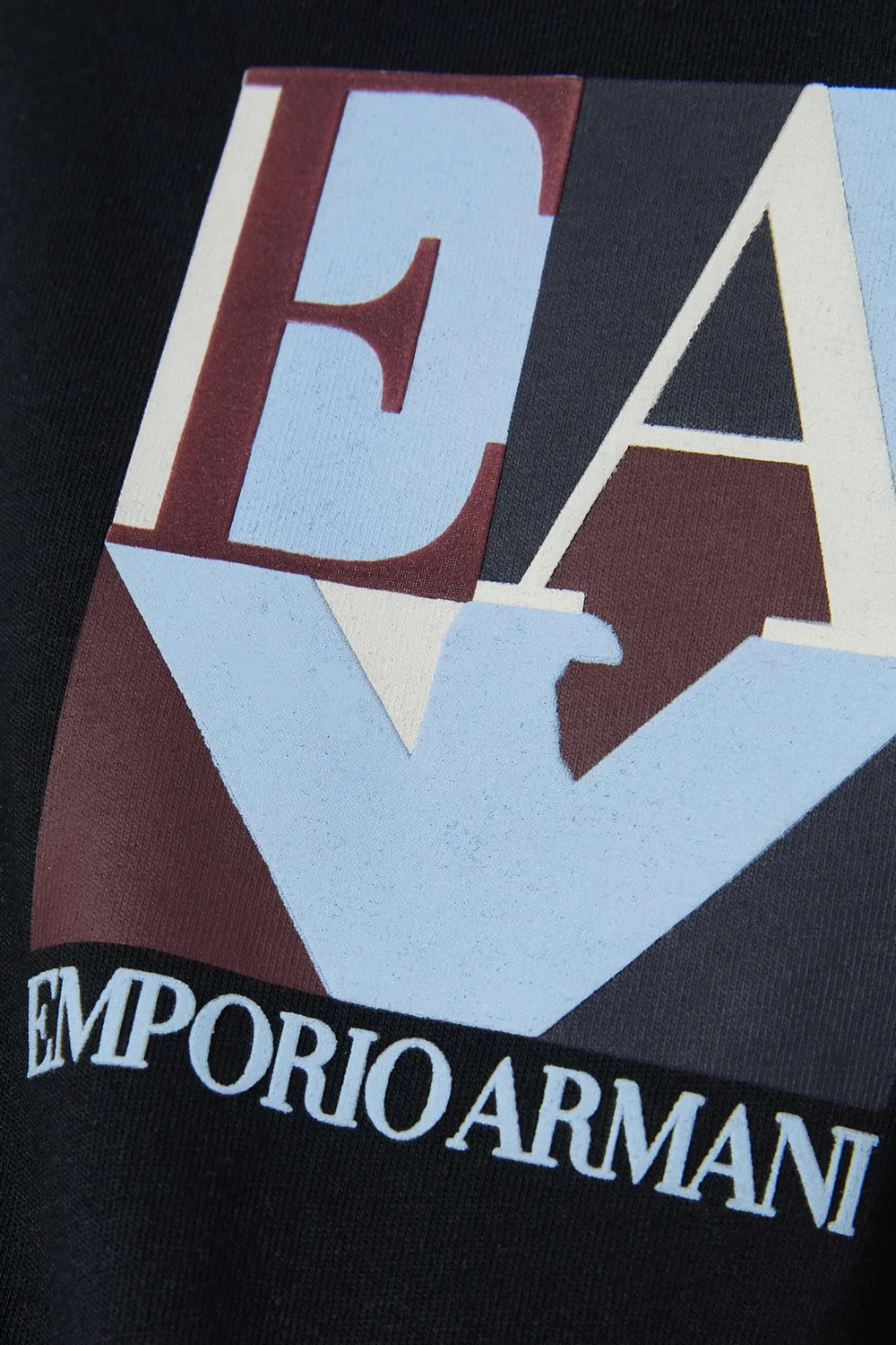 Комплект футболок из хлопкового джерси, набор из 3, Emporio Armani, красный — фото 3