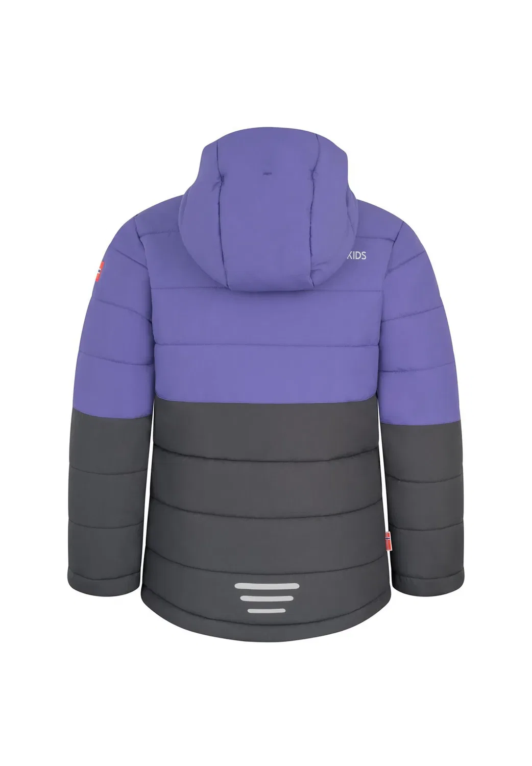 Детская зимняя куртка Hemsedal Snow Jacket XT унисекс - зимняя куртка Trollkids, Dark Purple/Black/Mallow Pink — фото 2