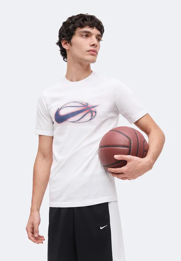 Футболка с принтом Dri-fit Nike Performance, White, белый — фото 4