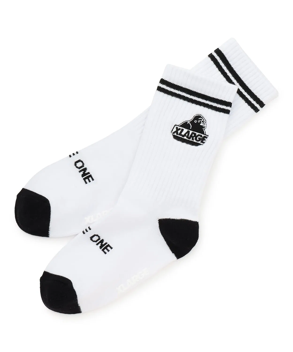 Детские носки с вышивкой OG Gorilla XLARGE KIDS, Белый