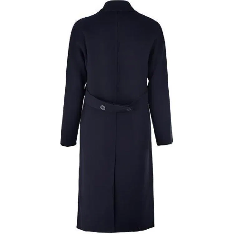 Женское пальто с воротником-пиджаком Emporio Armani, Navy Blue — фото 3