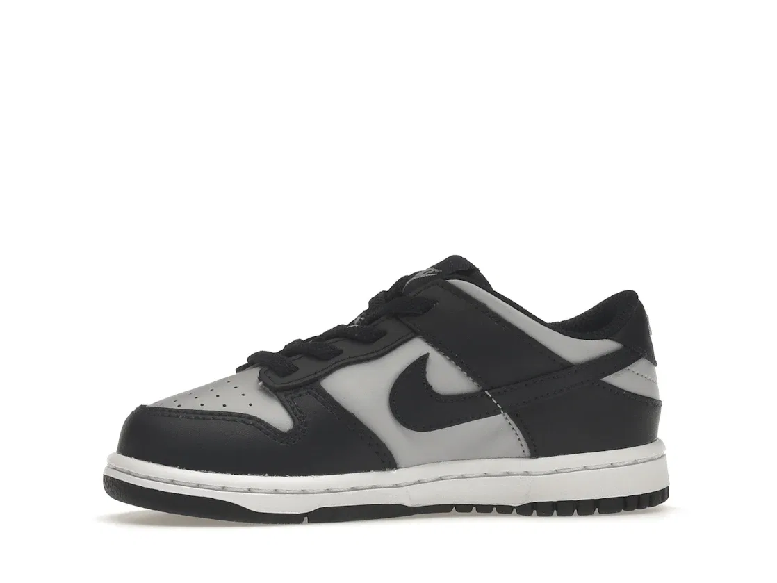 Детские кроссовки с принтом Nike Dunk Low Nike, Midnight Navy/Grey/White — фото 3