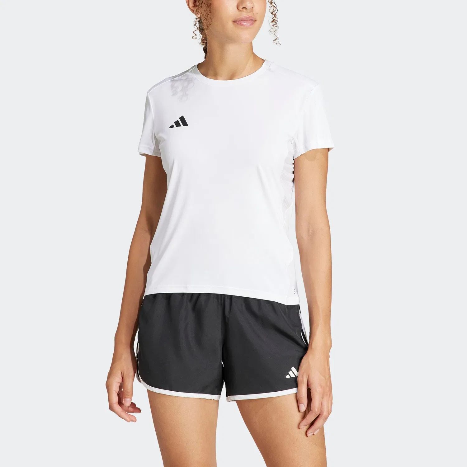 Женская беговая футболка ADIZERO E TEE Adidas Performance, White