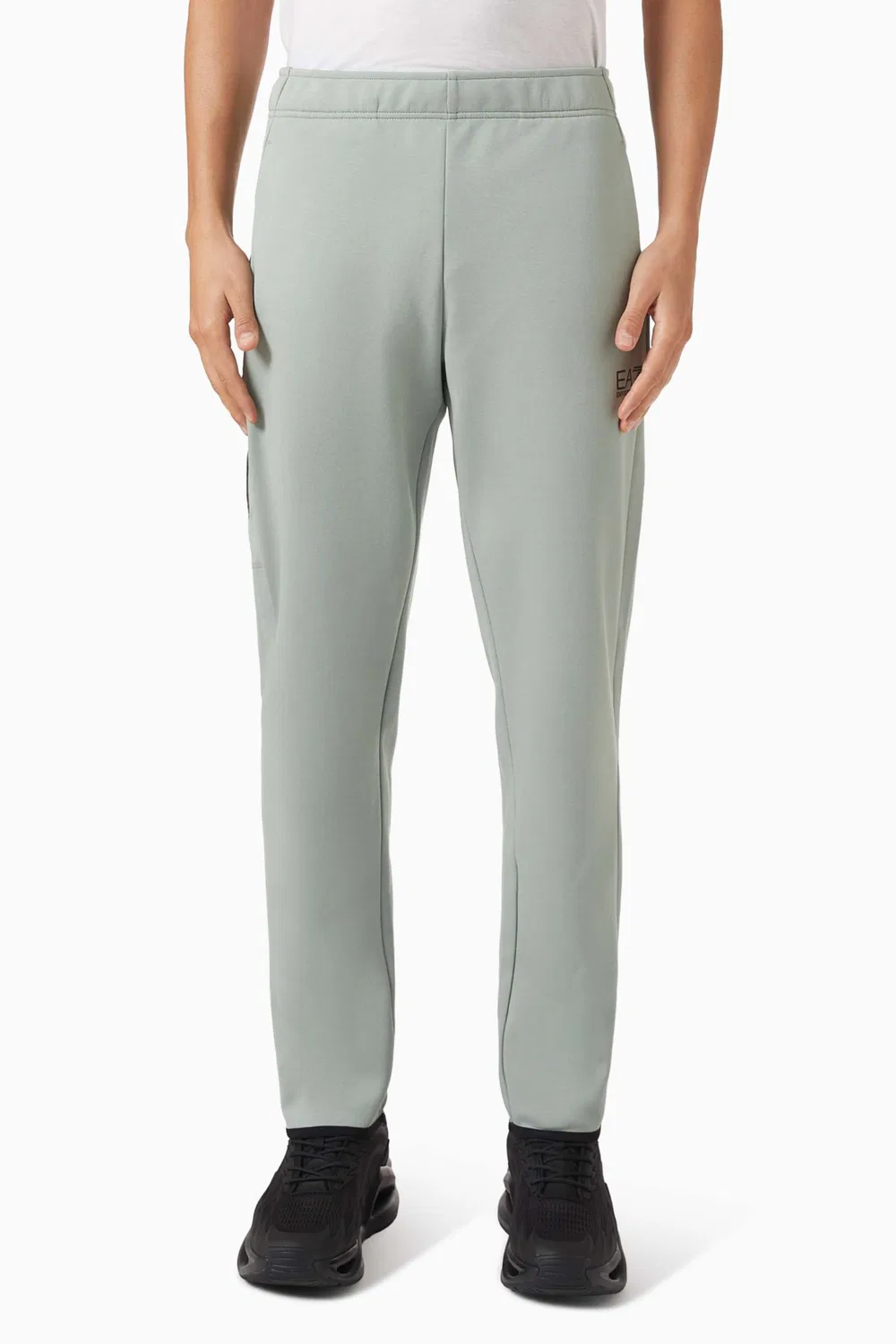 Спортивные штаны из джерси Logo Emporio Armani, зеленый