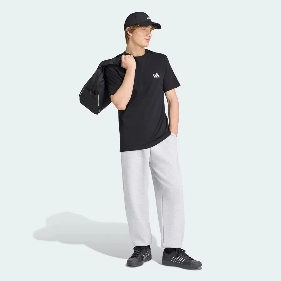Спортивные штаны с завязкой Soft Lux adidas, Серый — фото 3