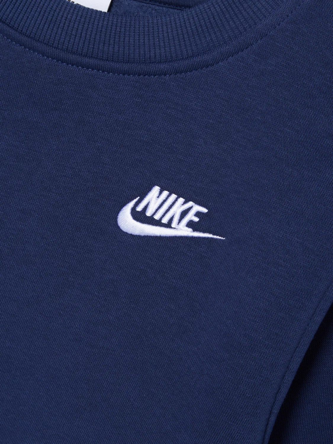 Детский свитшот с круглым вырезом Nike, синий — фото 3