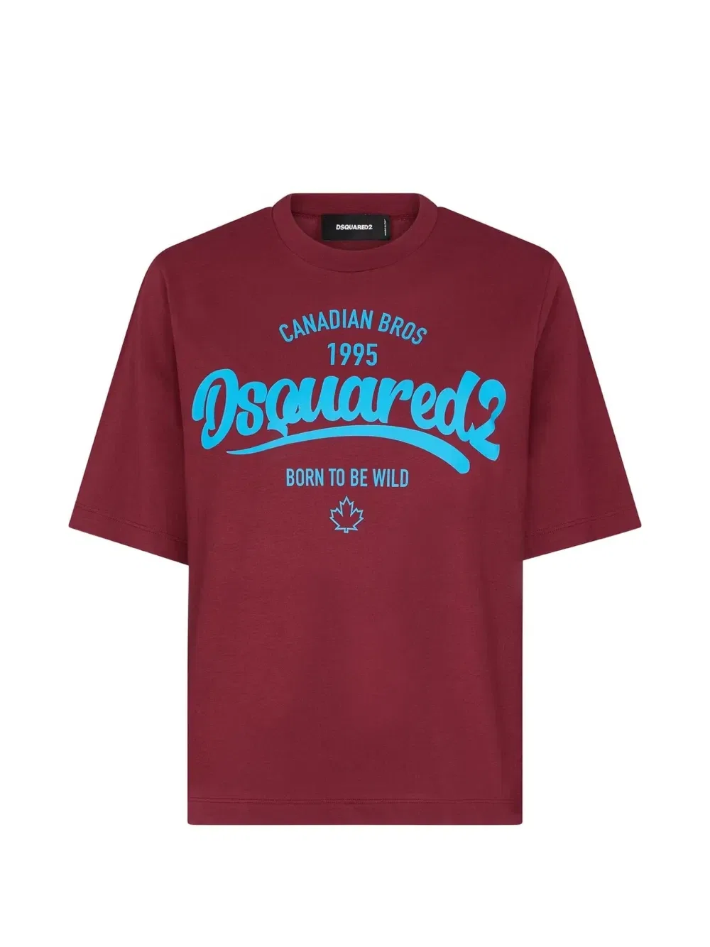 Футболка свободного кроя с логотипом Dsquared2, красный