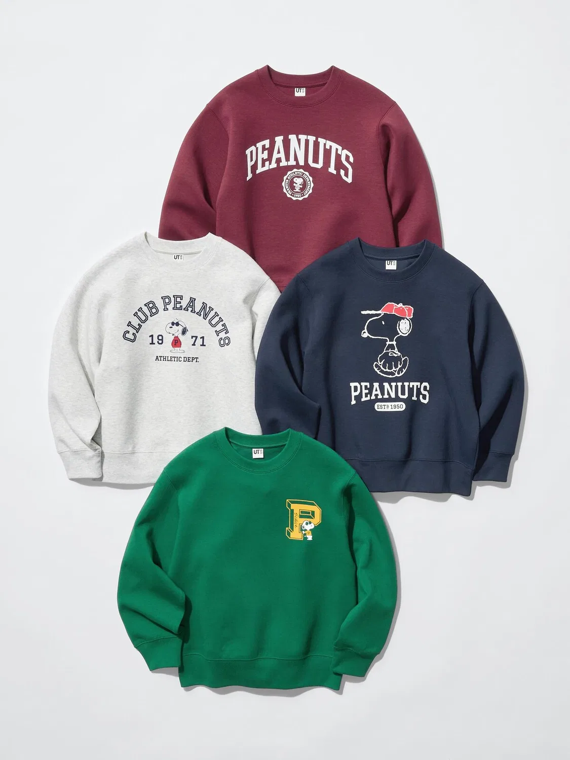 Толстовка Uniqlo Peanuts, повседневная, зеленый — фото 3