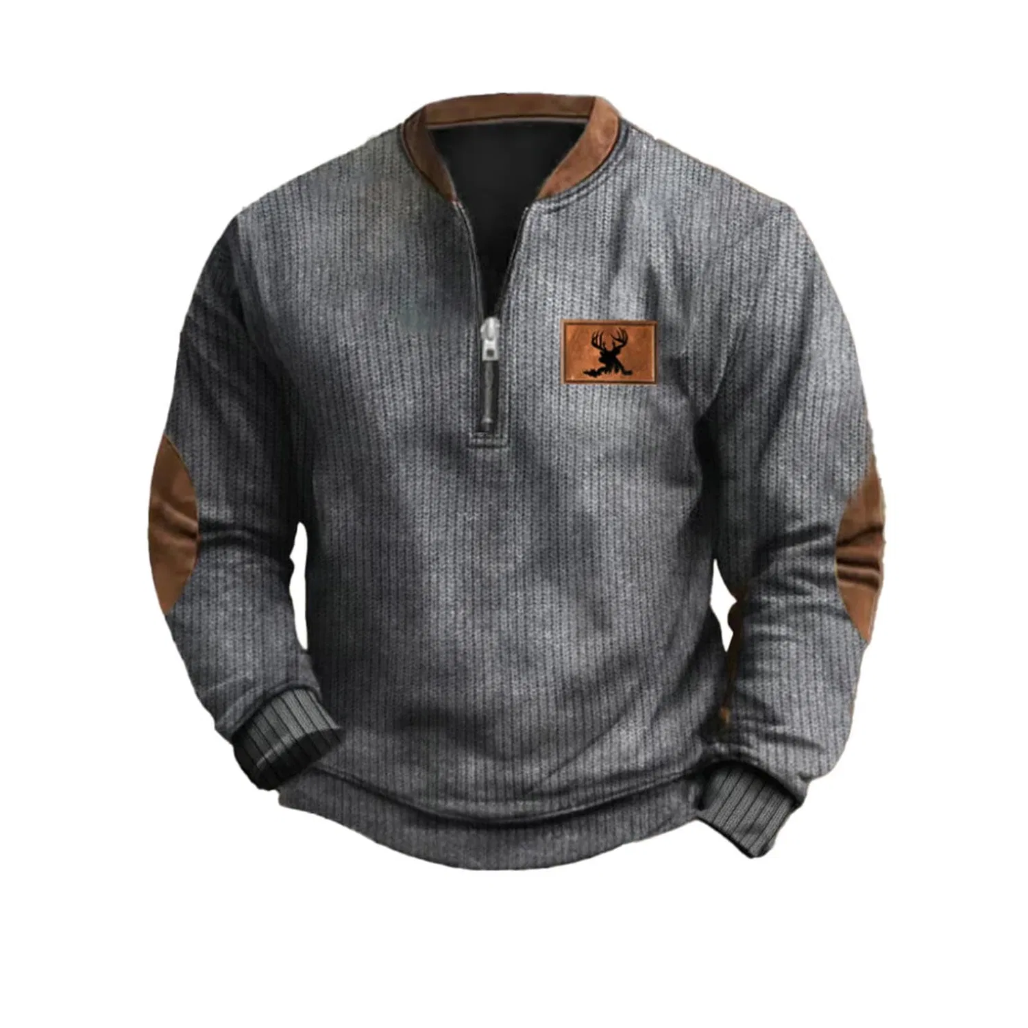 Мужской свитшот с принтом Rambo, C-light Grey