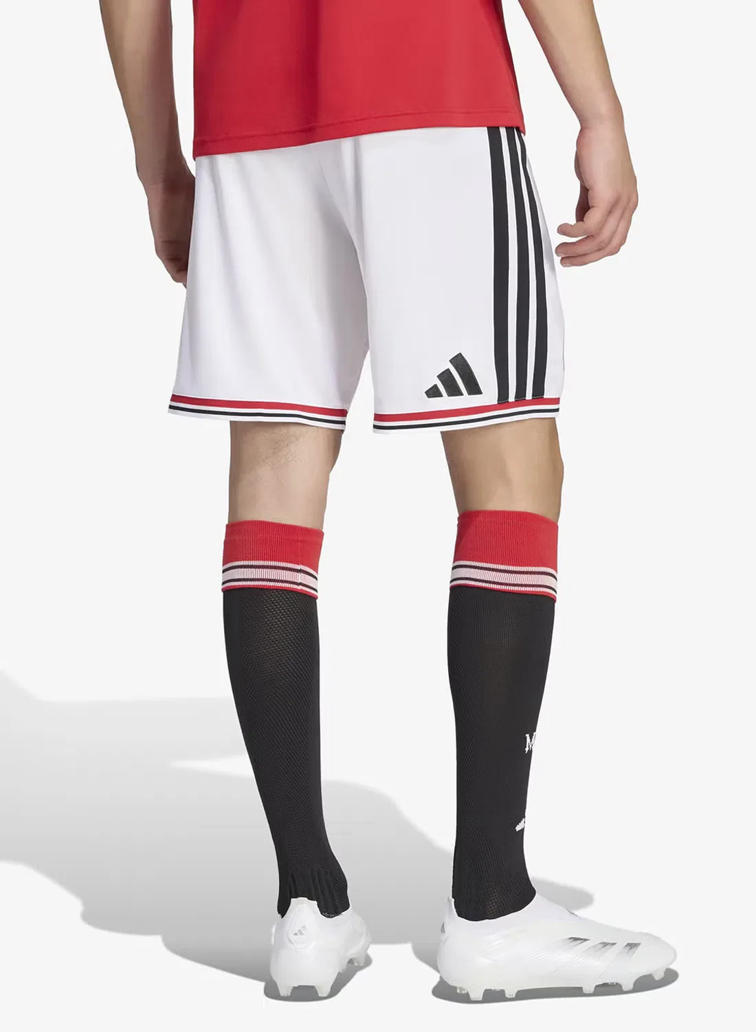 Шорты с технологией Climacool Manchester United FC Home Adidas, красный — фото 2