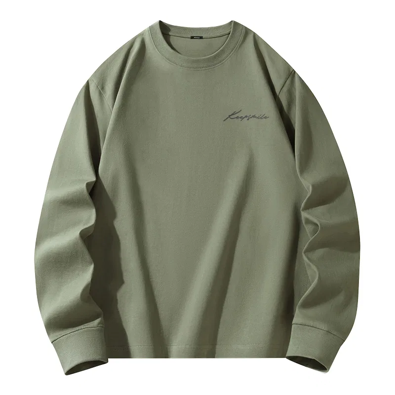 Детская футболка с принтом Heavyweight Palm Green MINISO, Ma Black and White Smile Face Chest Logo