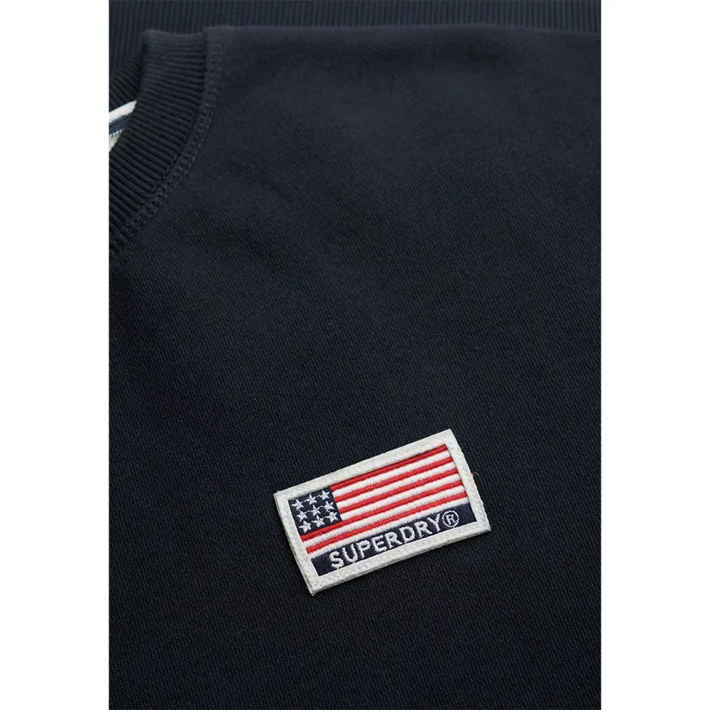 Худи Athletic Relaxed Superdry, синий — фото 3