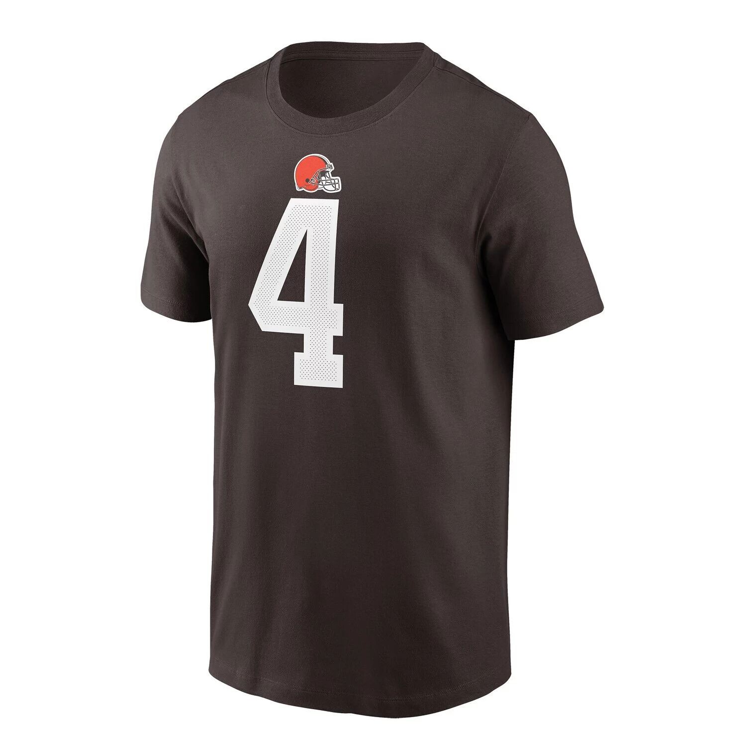 Мужская футболка Deshaun Watson Brown Cleveland Browns с именем и номером игрока Nike — фото 2