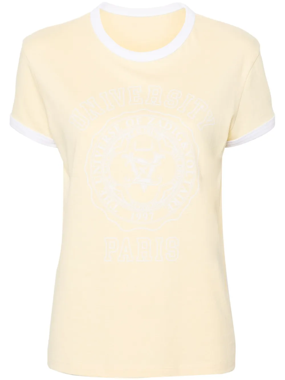 

Футболка Walk University Diamanté Zadig&Voltaire, желтый