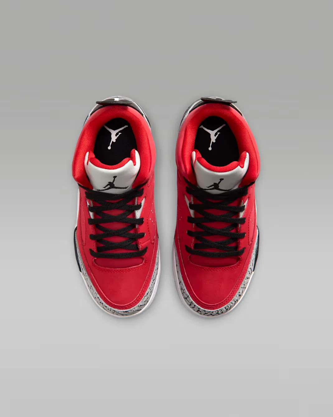 Детские кроссовки Jordan Son of Mars Low, Fire Red/Grey Mist/White/Black — фото 4