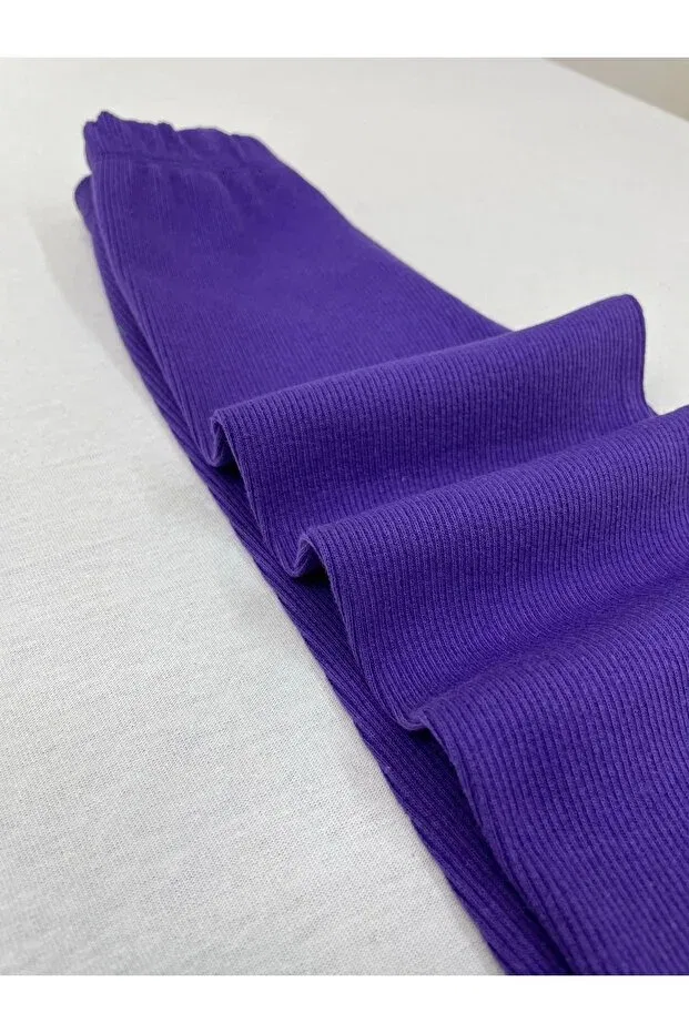 Детские леггинсы для девочек из хлопка Berat Moda, Dark Purple